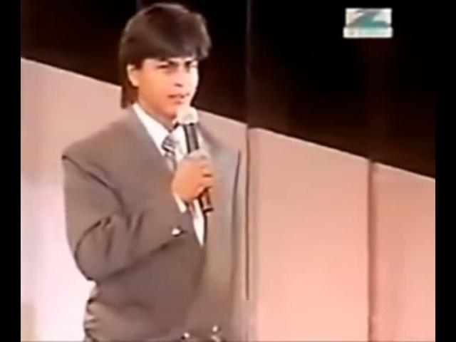 Moment image for Shah Rukh Khan's Filmfare-awarded role in "Kabhi Haan Kabhi Naa" showcases his versatile acting talent.