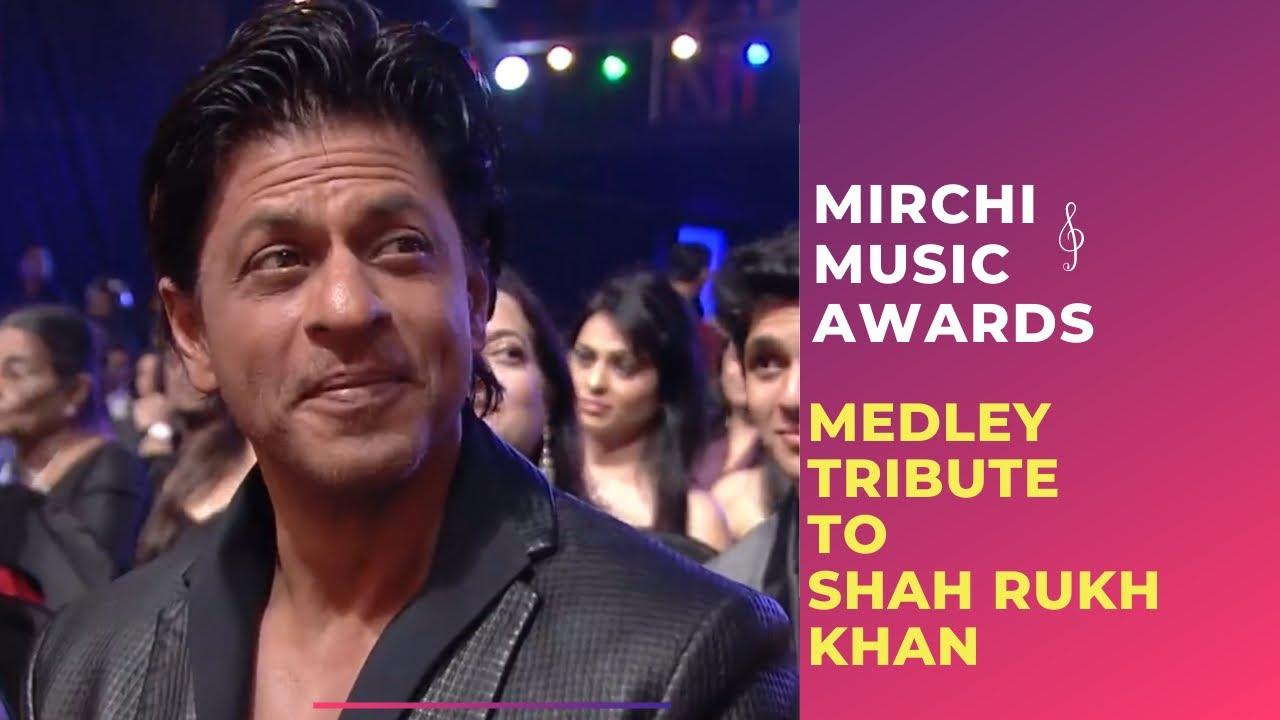 Moment image for Shah Rukh Khan's 'Face of Romantic Music' at Mirchi Music Awards excels in Indian cinema.