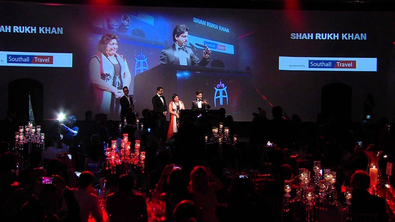 Moment image for Shah Rukh Khan Receives Outstanding Contribution to Cinema Award at The Asian Awards