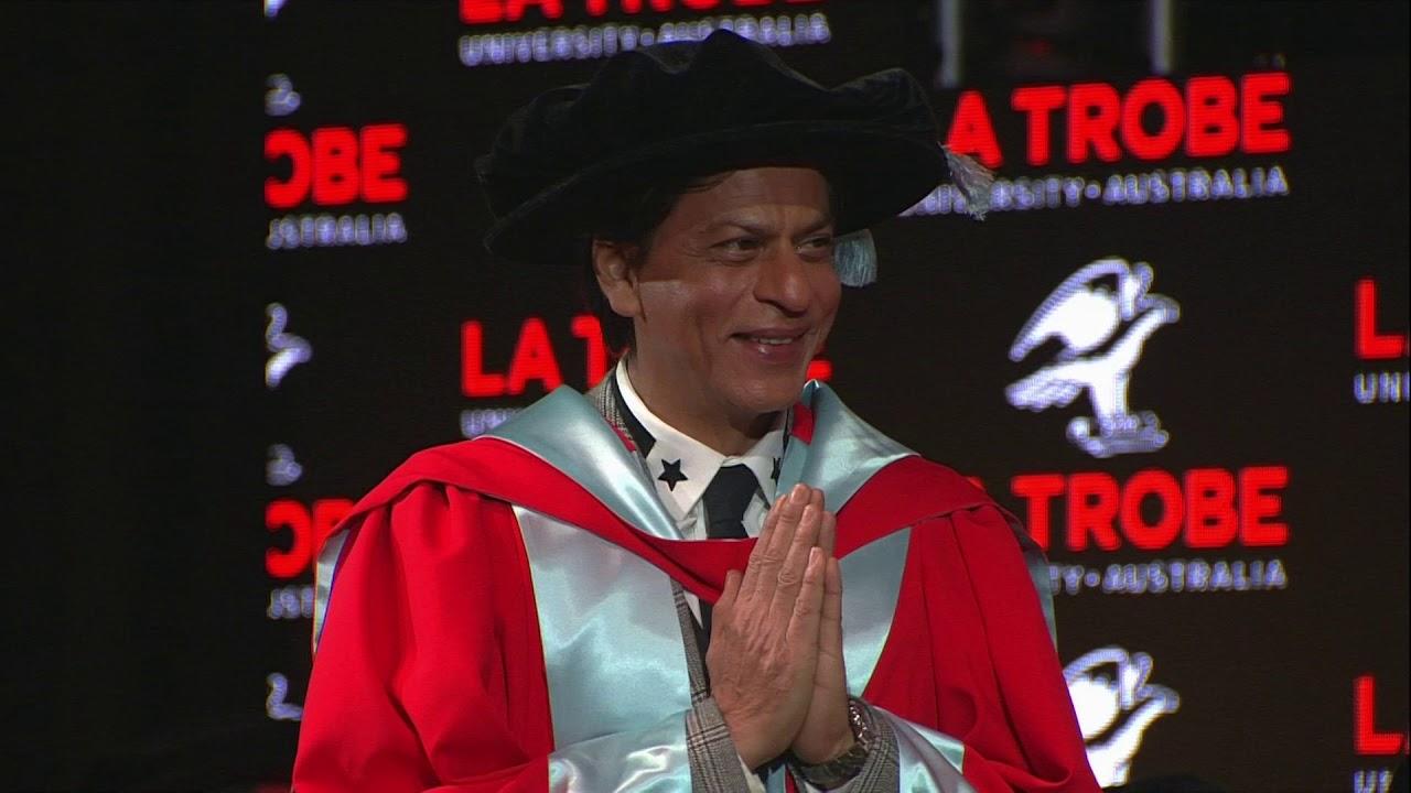 Moment image for Shah Rukh Khan Honored with Honorary Doctorate from La Trobe University for Philanthropic Work