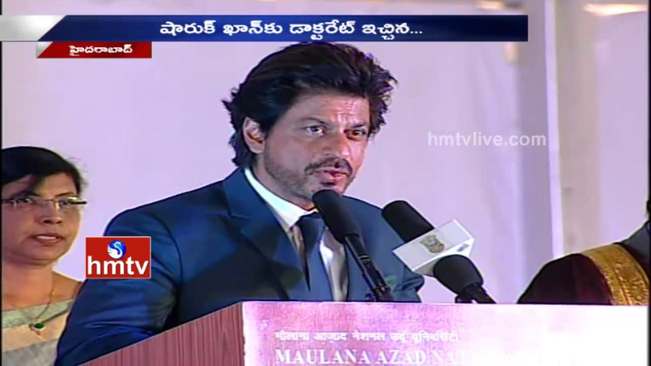 Moment image for Shah Rukh Khan Honored with MANUU Honorary Doctorate for Promotion of Urdu and Education