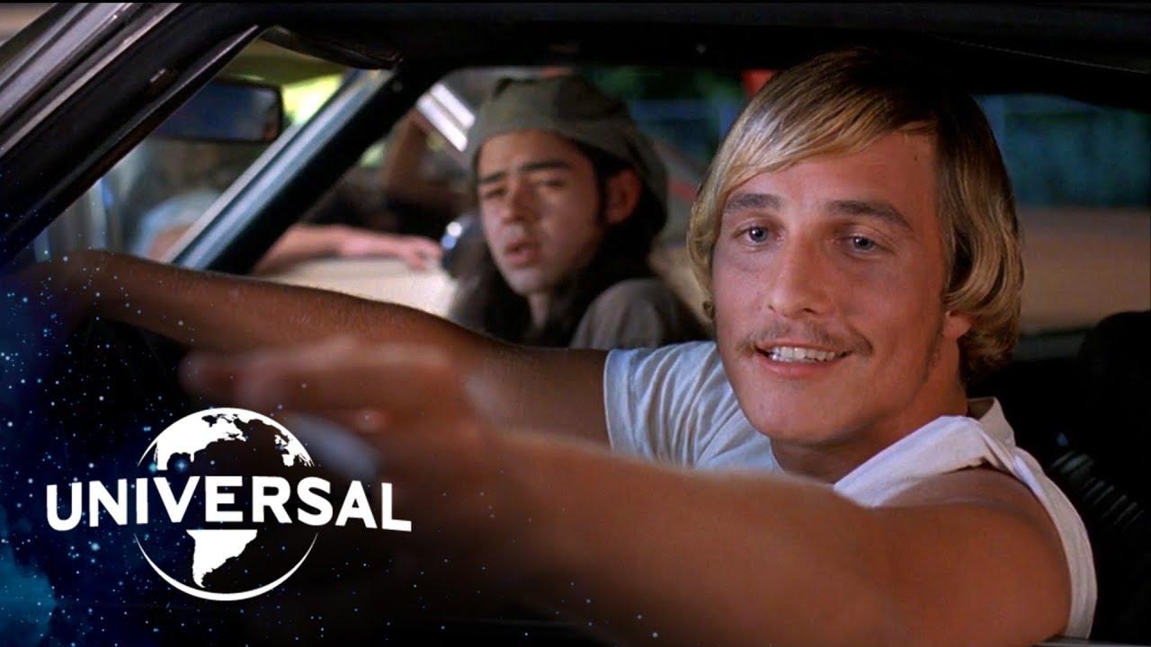 Moment image for Matthew McConaughey's breakout role in "Dazed and Confused" launches his acting career.