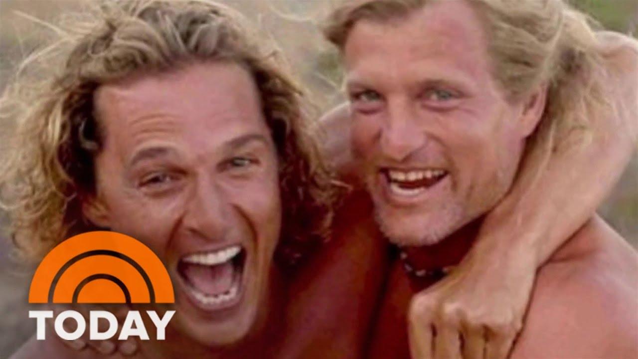 Moment image for Matthew McConaughey and Woody Harrelson's possible brotherhood sparks intrigue and speculation in Hollywood.