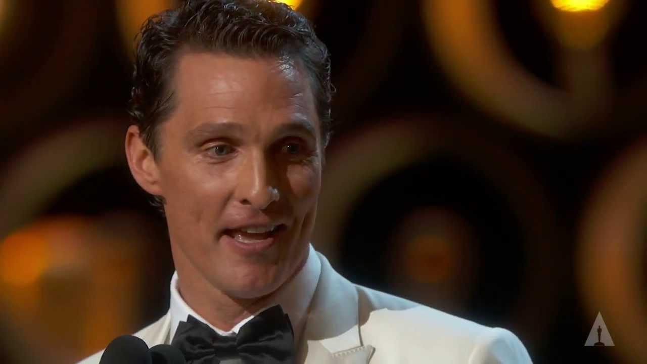 Moment image for Matthew McConaughey's Oscar win for "Dallas Buyers Club" leads to career resurgence.