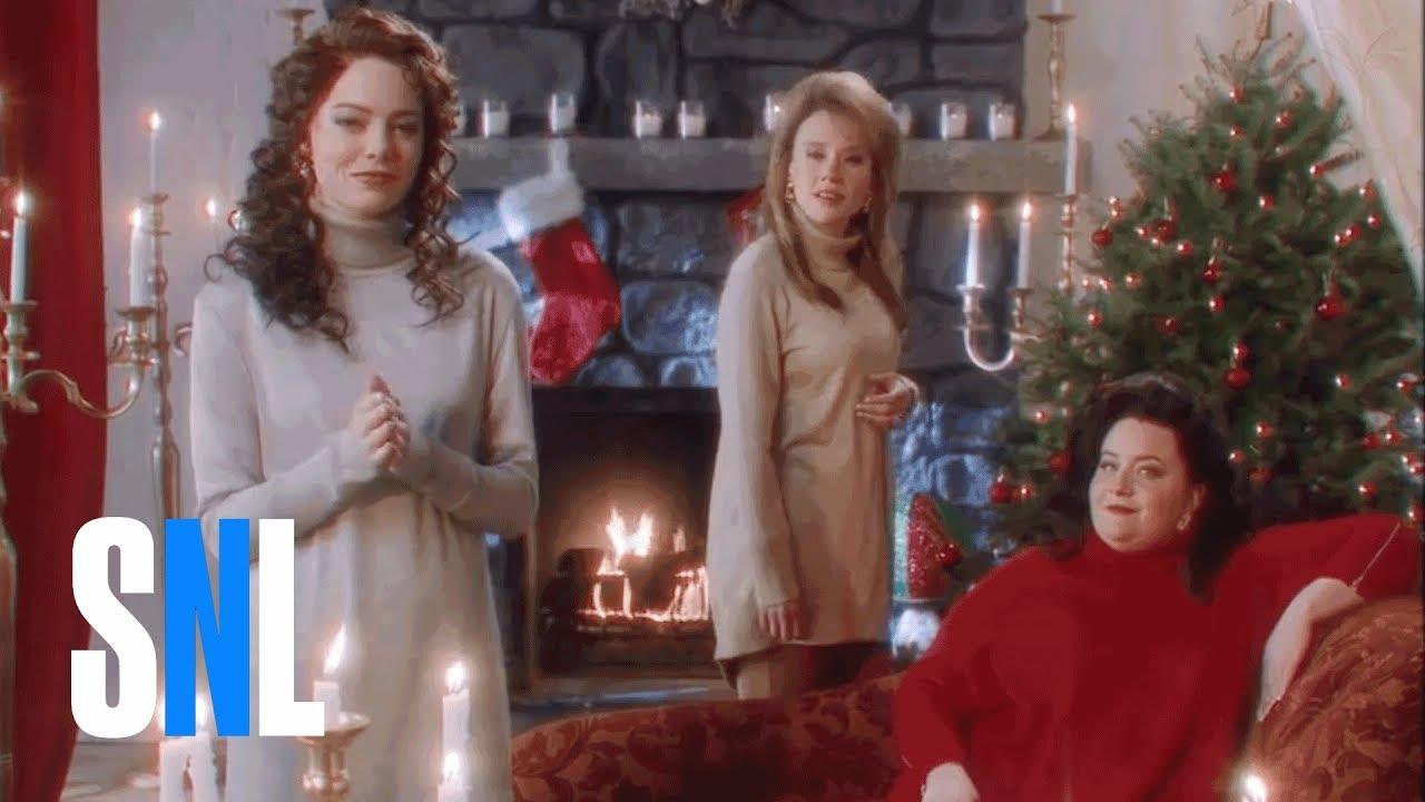 Moment image for Emma Stone’s SNL Christmas Collaboration: ‘The Christmas Candle’ Delights Fans with Music and Comedy