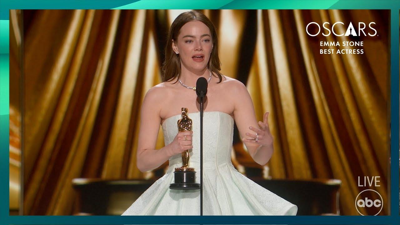 Moment image for Emma Stone Wins Best Actress for "Poor Things" Film, Showcasing Versatility and Growth
