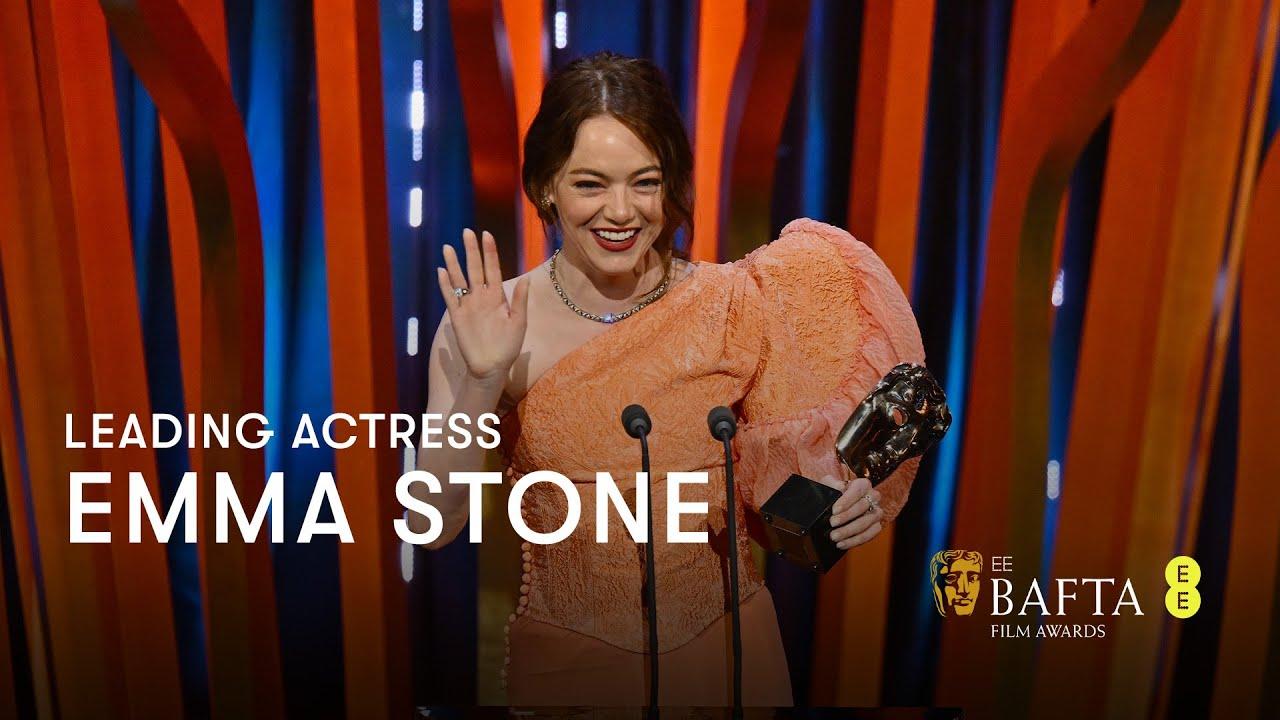 Moment image for Emma Stone's BAFTA Win for "Poor Things" Elevates Film's Success and Highlights Her Versatility