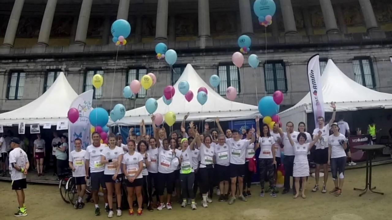 Moment image for UN's 'Together' campaign promotes empathy and unity for refugees and migrants, combating xenophobia globally.