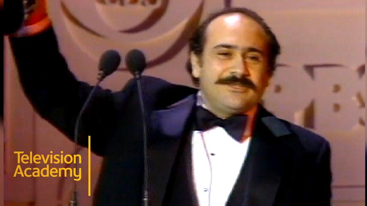 Moment image for Danny DeVito Wins Primetime Emmy for "Taxi" Role: Defining Support in TV Comedy