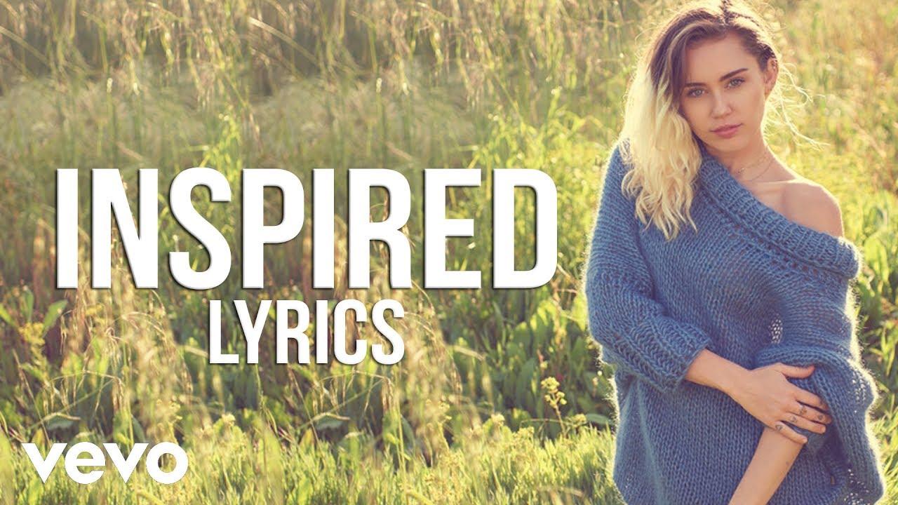 Moment image for Miley Cyrus's "Inspired" showcases her artistic growth and advocacy work for positive change.