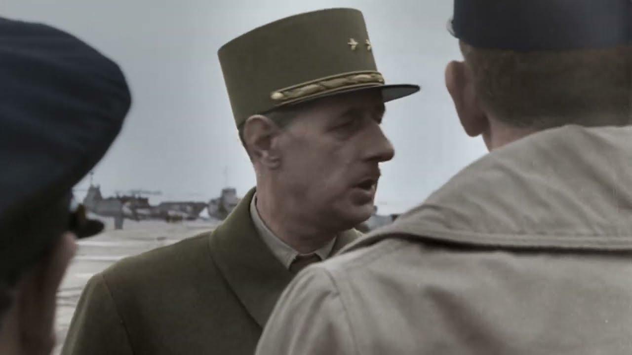 Moment image for De Gaulle, Churchill Meet: Discuss North Africa Evacuation & RAF Support for French Forces