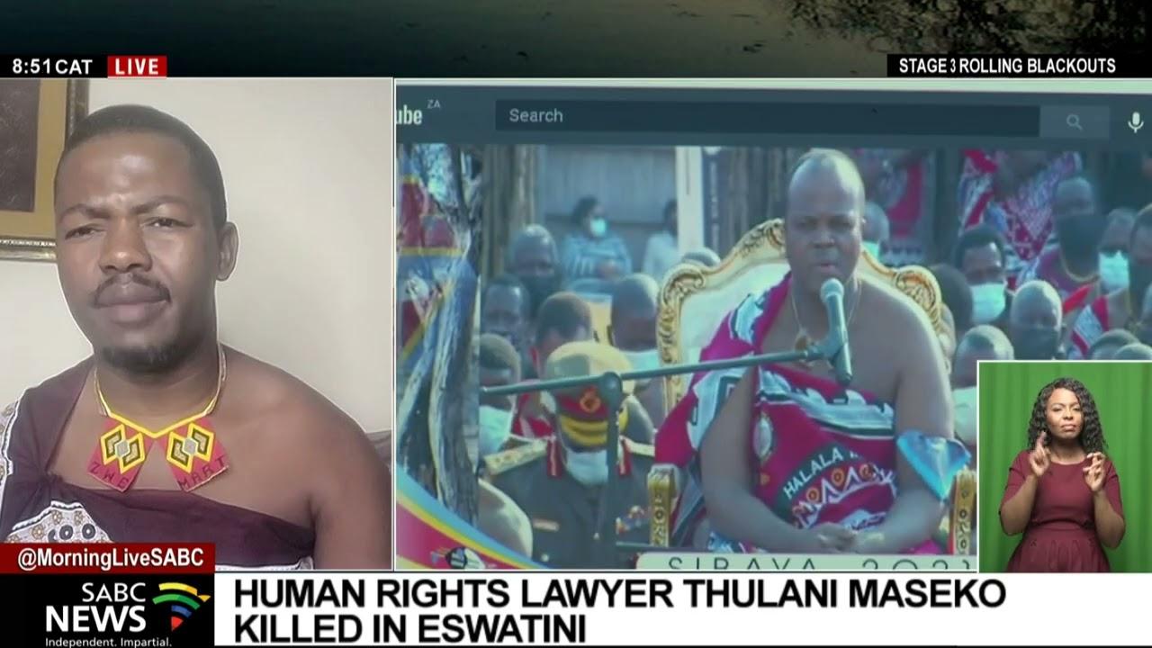 Moment image for Assassination of Thulani Maseko