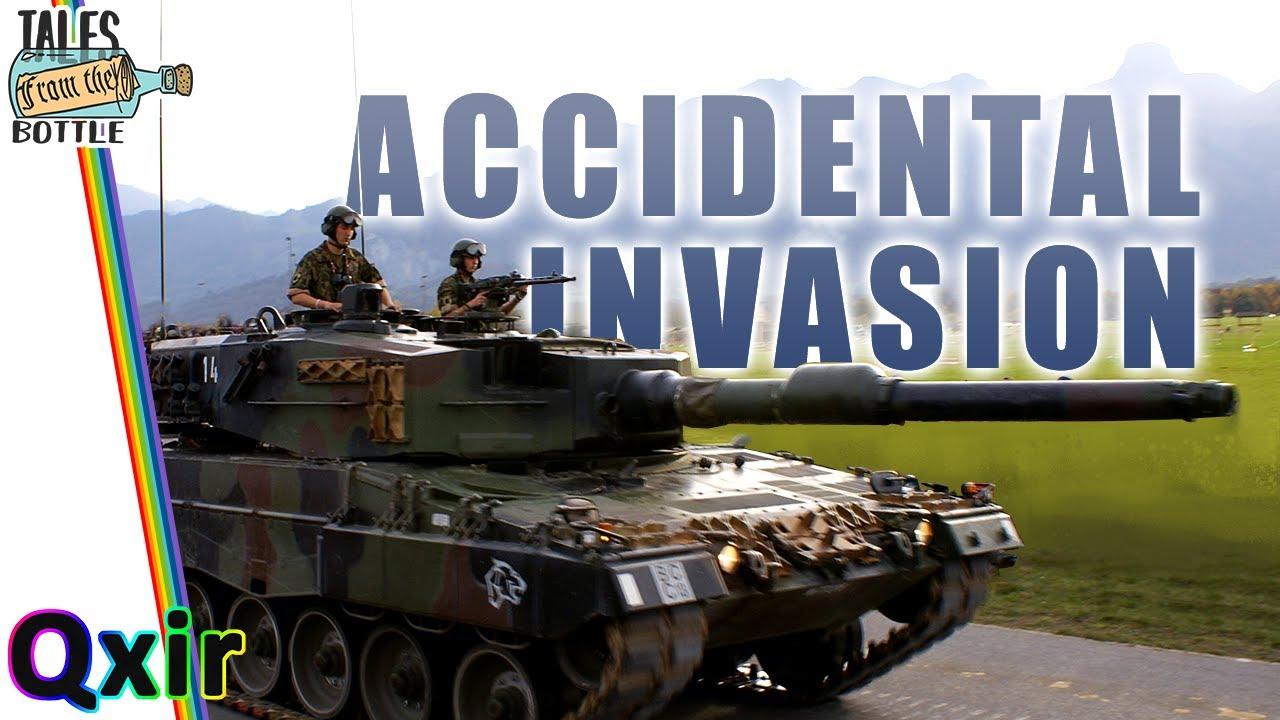 Moment image for Swiss troops accidentally enter Liechtenstein, diplomatic issue averted through prompt communication.