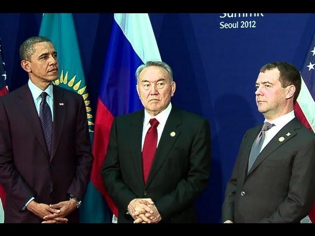 Moment image for Discussion Highlights from the Meeting Between Presidents Nazarbayev and Obama at the Nuclear Security Summit