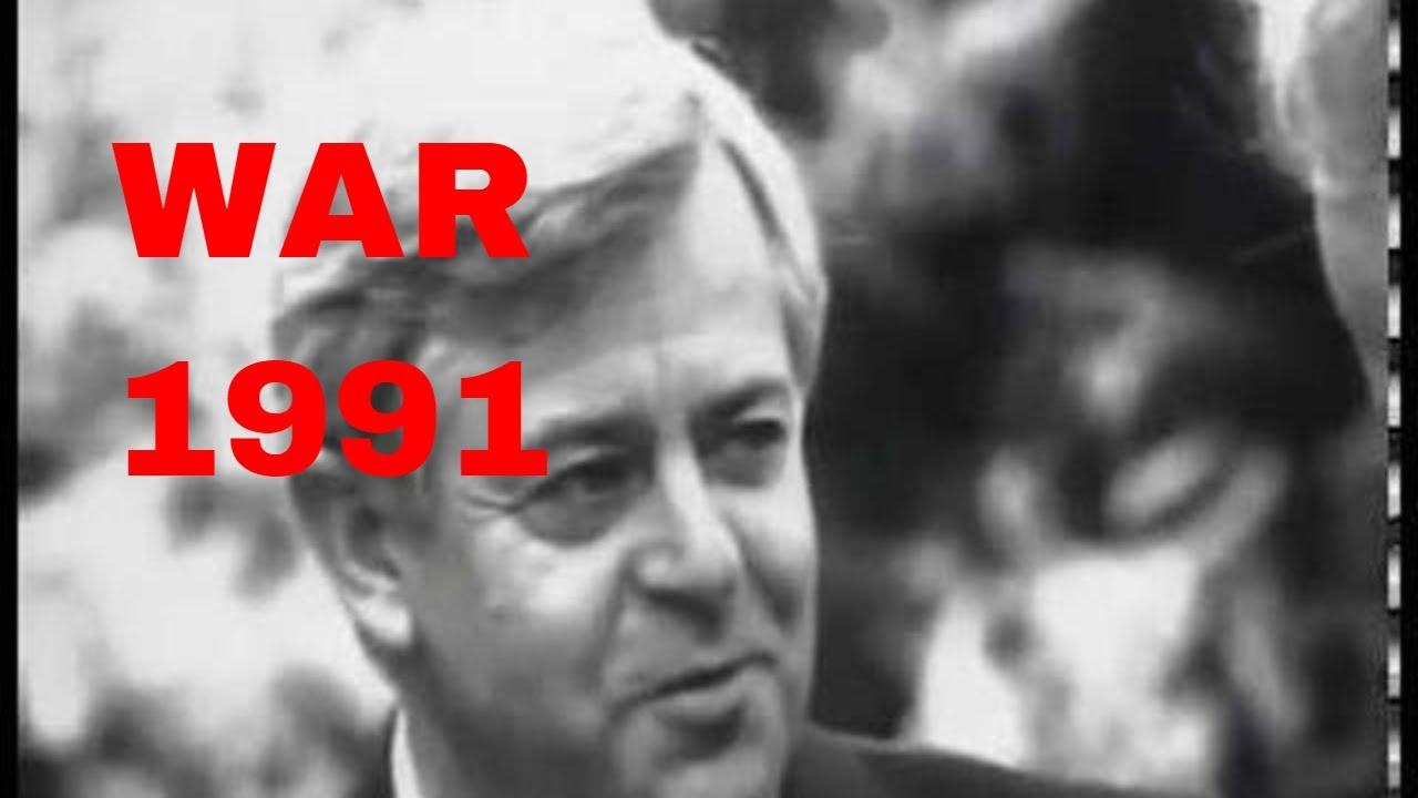 Moment image for Slovenia declares its independence from Yugoslavia