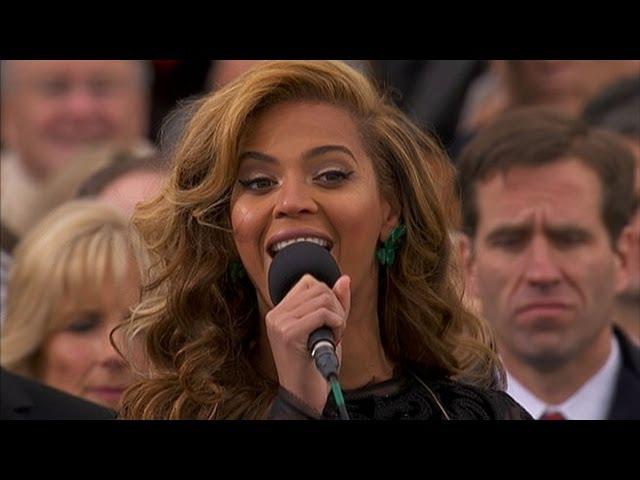 Moment image for Beyoncé performs at President Obama's second inauguration