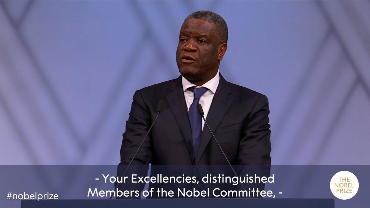 Moment image for Nobel Peace Prize 2018 Awarded to Mukwege