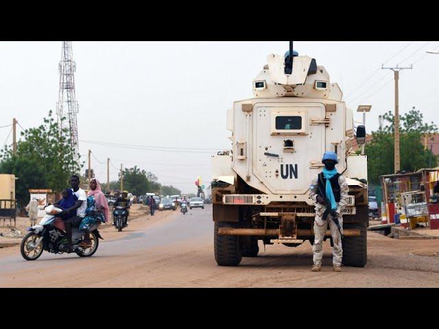 Moment image for Al Qaeda claims attack on UN peacekeepers in Mali