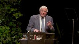  Royal Canadian Geographical Society (RCGS) honored  Sir David Attenborough with the Landscape Institute Medal for Environmental Contributions