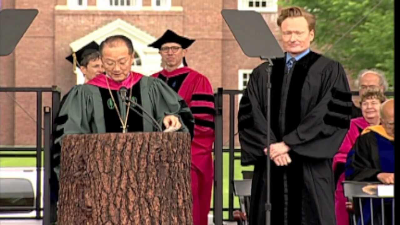 Moment image for Conan O'Brien awarded honorary Doctor of Arts degree
