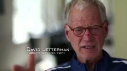 David Letterman appears as pit road reporter