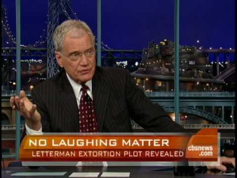 Moment image for David Letterman reveals extortion attempt and affairs