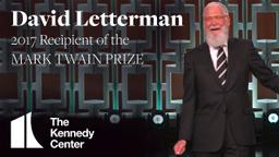 David Letterman receives Mark Twain Prize for American Humor