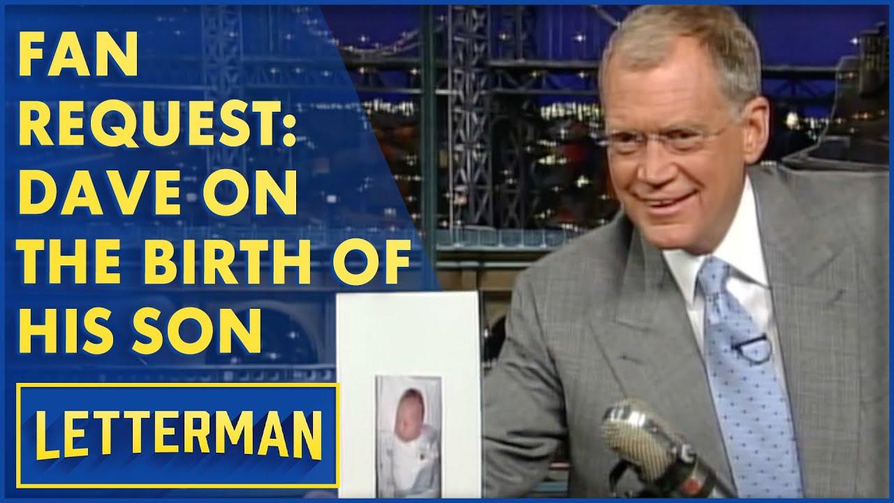 Moment image for Birth of David Letterman's son Harry Joseph Letterman