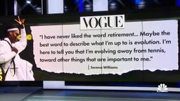 Serena Williams Announces Plans to Retire
