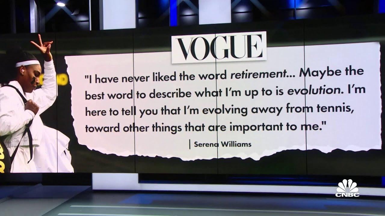 Moment image for Serena Williams Announces Plans to Retire