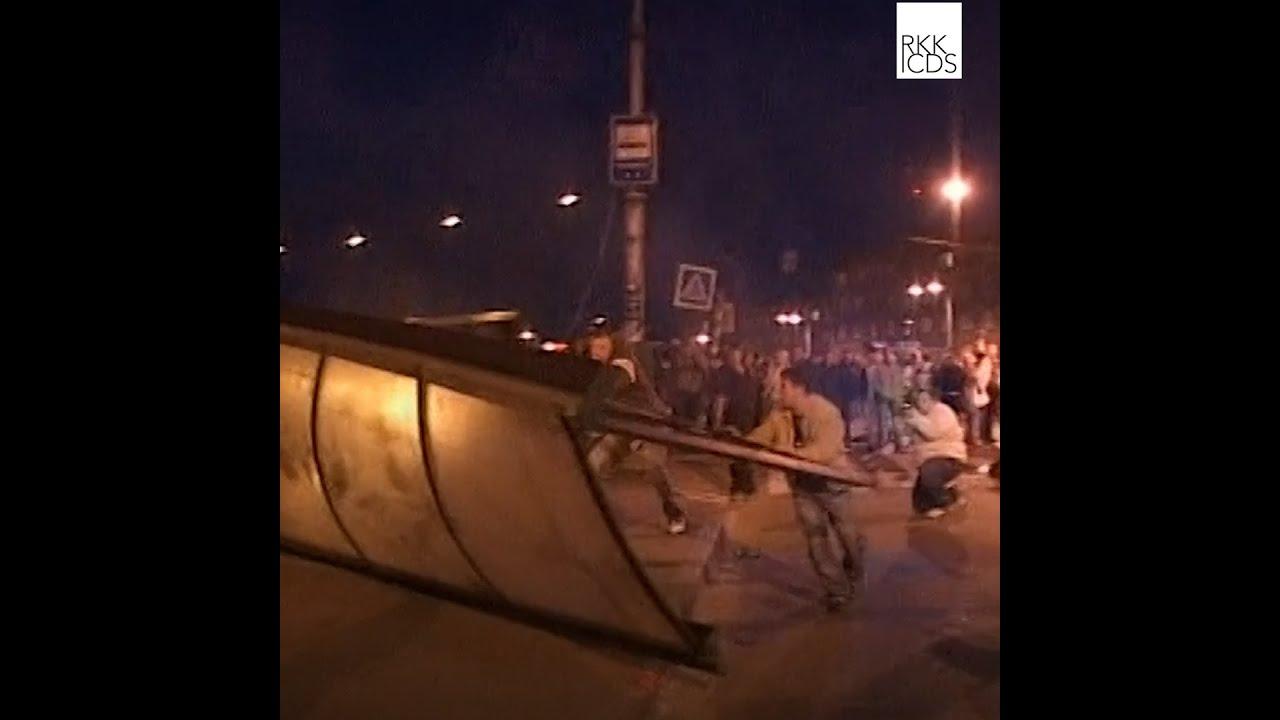 Moment image for Bronze Night Riots Sparked by Soviet War Monument in Tallinn