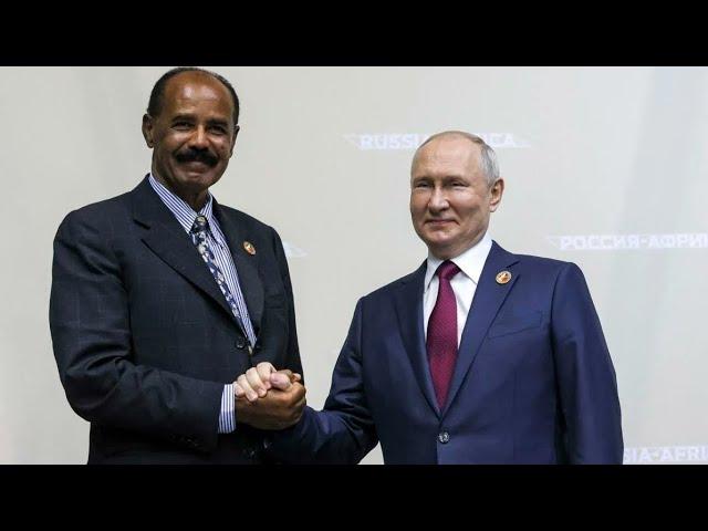 Moment image for Isaias Afwerki meets Vladimir Putin