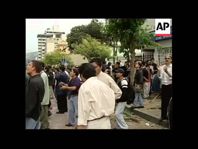 Moment image for Removal of President Lucio Gutiérrez