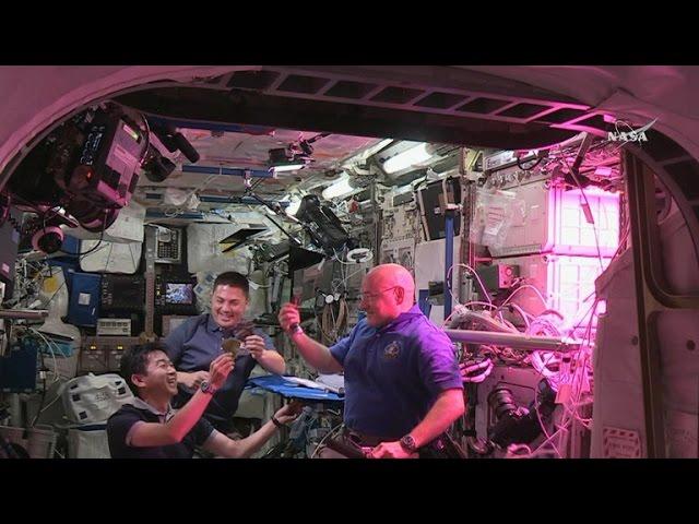Moment image for First food grown in space eaten