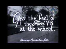 Advertisement for the 1939 Ford V-8