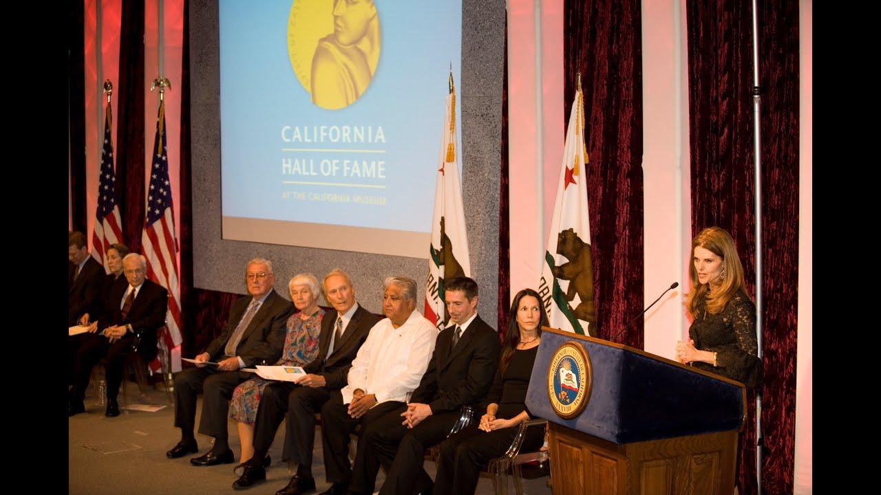 Moment image for Inducted into California Hall of Fame