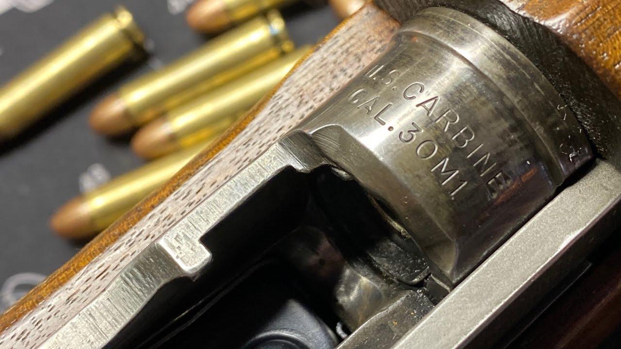 Moment image for IBM Produced M1 Carbine Rifles During WWII