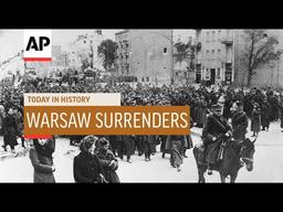 Polish Army Capitulates in Warsaw