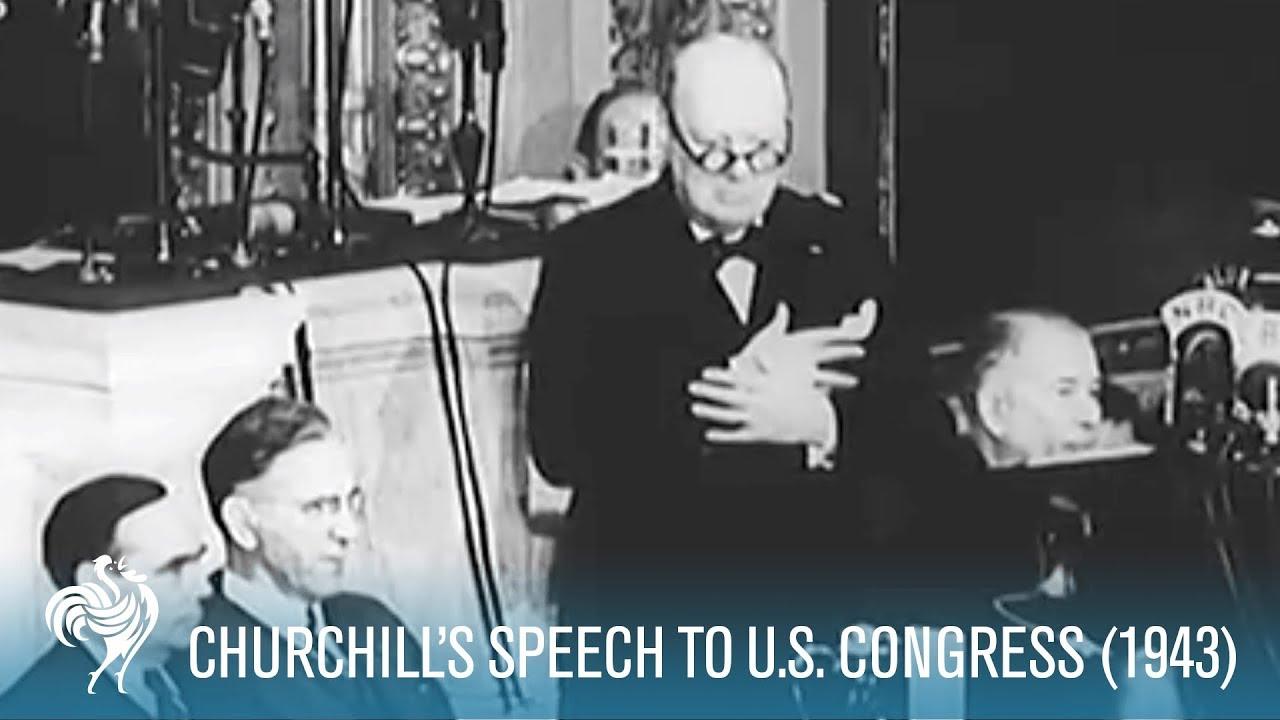 Moment image for Churchill's Address to U.S. Congress Highlights Alliance