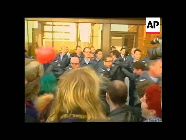 Moment image for Demonstrators Disrupt Regional WEF Event