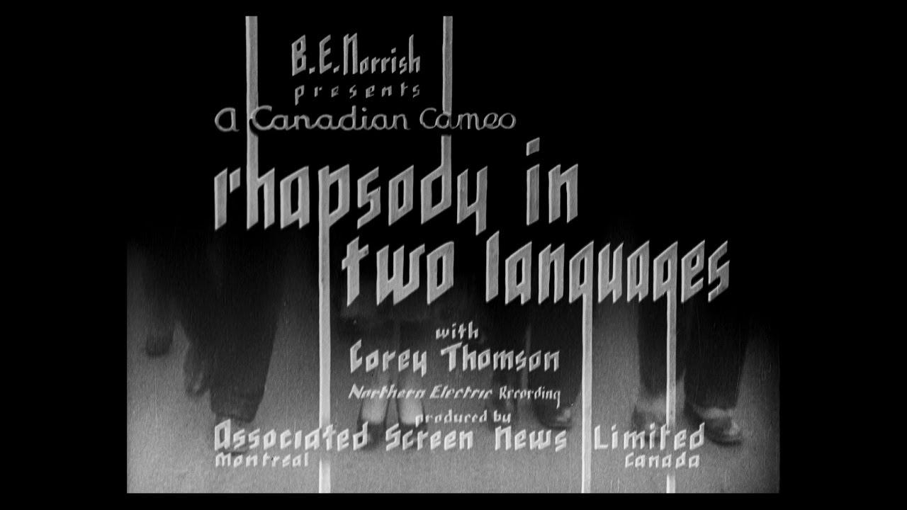 Moment image for Rhapsody in Two Languages Released