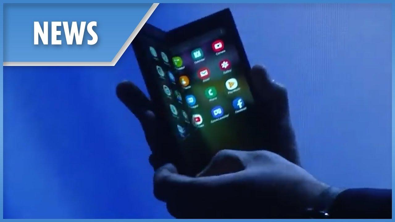 Moment image for  Launch of first foldable prototype display