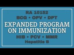 Expanded Programme on Immunization started