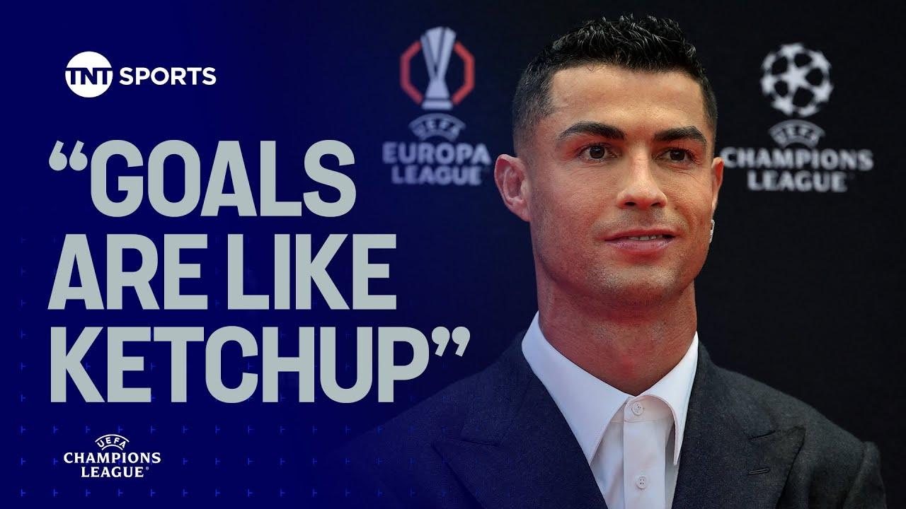 Moment image for The Champions League All-Time Top Scorer title is awarded to the  Cristiano Ronaldo