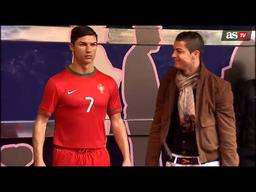 Ronaldo Waxwork at Madrid Wax Museum