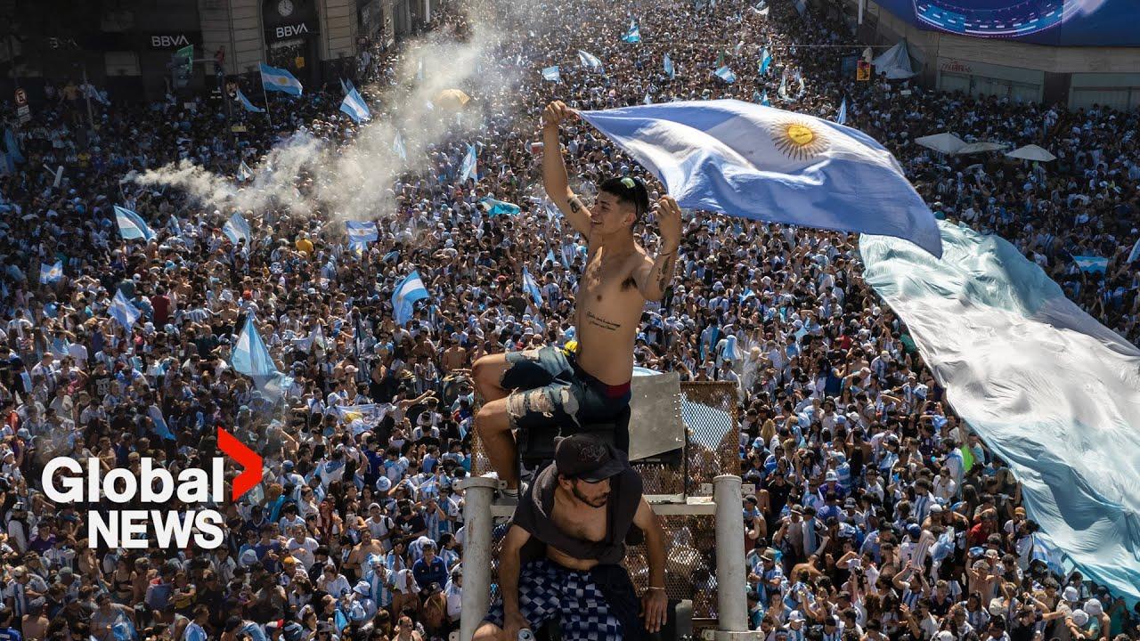 Moment image for Messi Celebrated by Fans in Buenos Aires