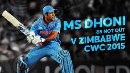 Dhoni's Performance in 2015 World Cup