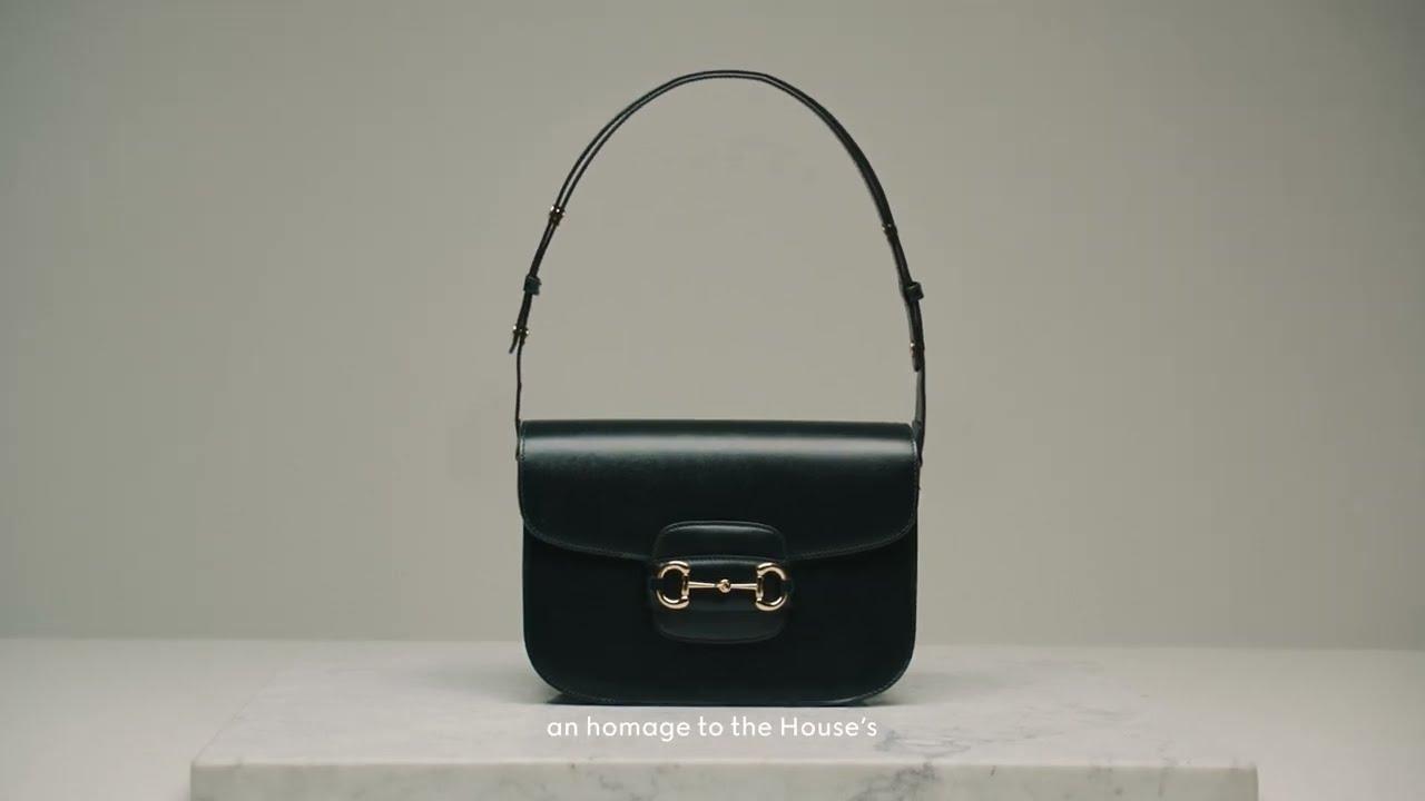 Moment image for Gucci introduced Horsebit 1955 bag with Demetra