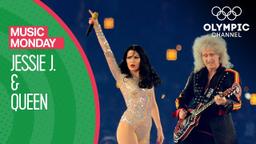 Queen performs at 2012 Olympics closing ceremony