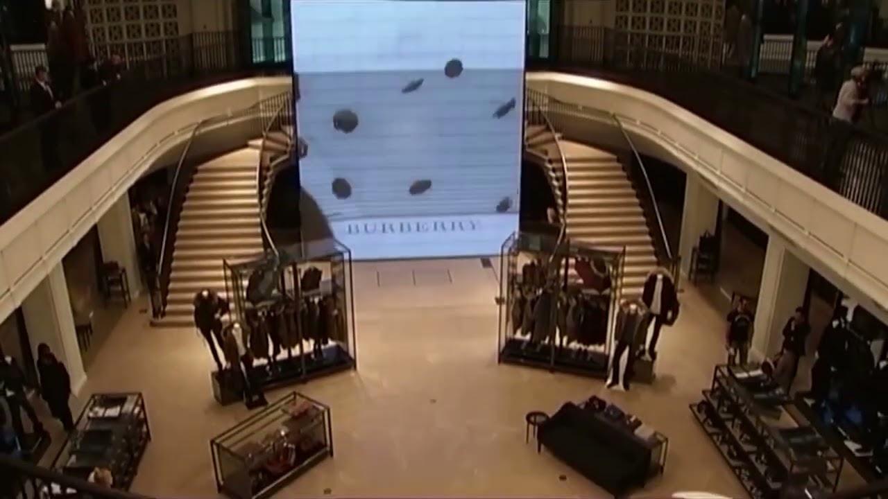 Moment image for Burberry announces profit warning and CEO departure